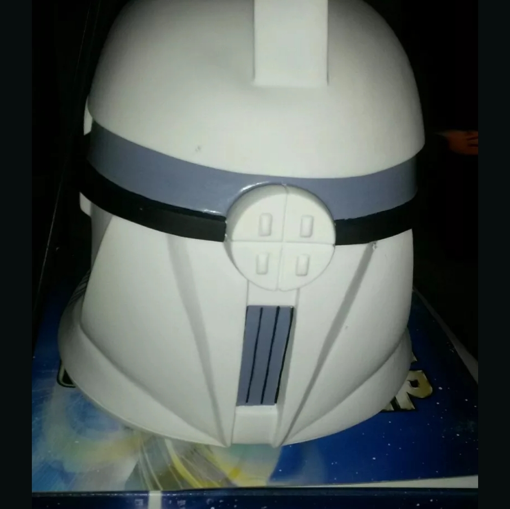 NW STAR WARS CLONE TROOPER HELMET collector's edition 2002 - Picture 5 of 8